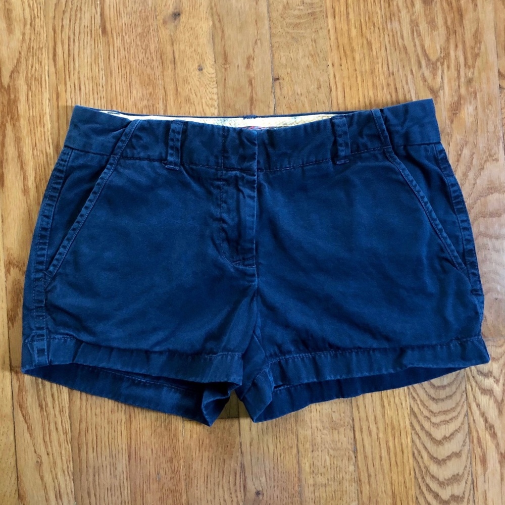Blue Chino Shorts by J. Crew Size 0